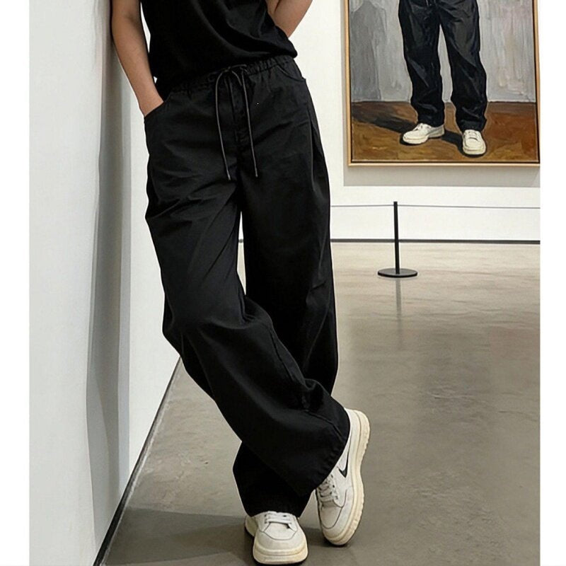 Herren Bequeme Cargo-Hose mit weitem Schnitt Echoarchiv