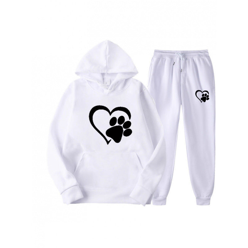 Damen Kuscheliger Hoodie und Jogginghose Set Echoarchiv