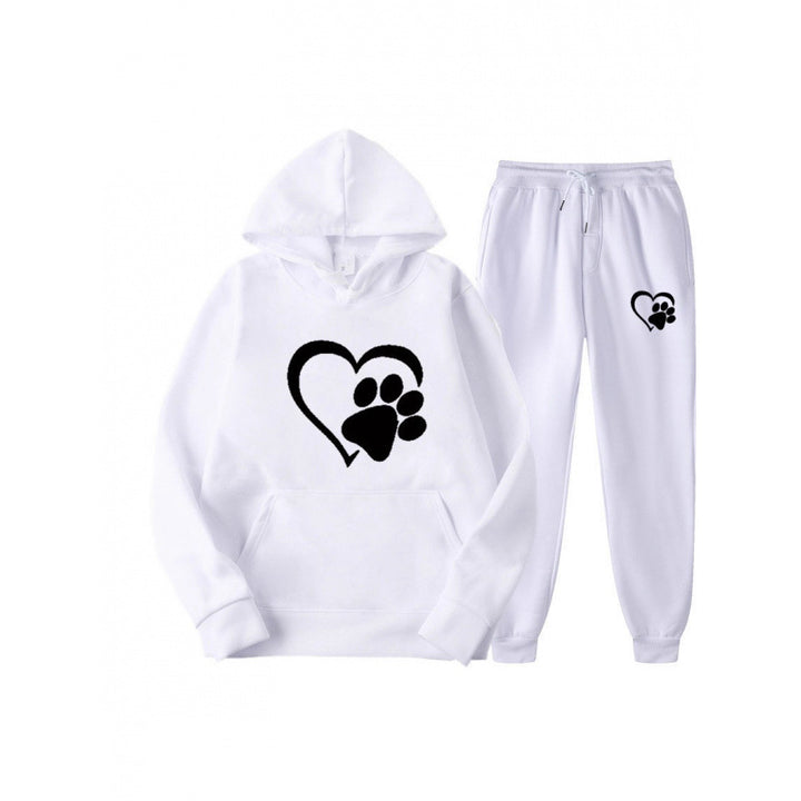 Damen Kuscheliger Hoodie und Jogginghose Set Echoarchiv