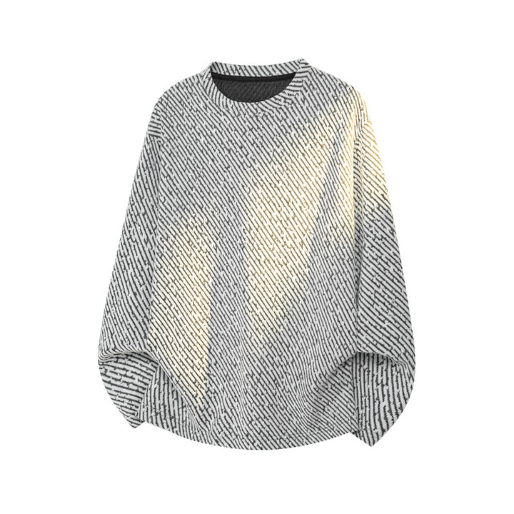 Stylischer Herrenpullover mit langen Ärmeln und kreativen Mustern Echo Archive
