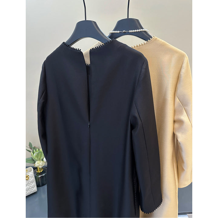 Damen Elegantes Drape Kleid Echoarchiv