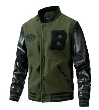 Herren Sportliche Collegejacke Echo Archiv
