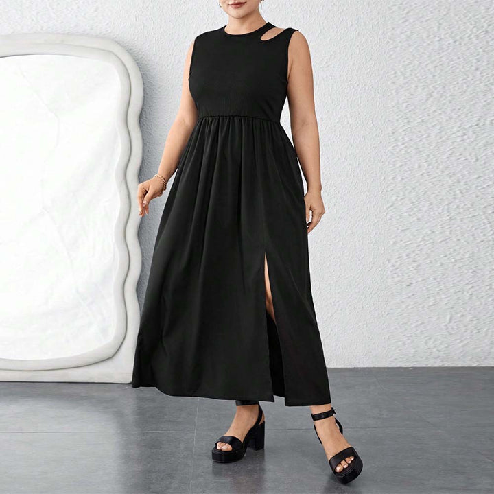 Damen Maxikleid mit seitlichem Schlitz und elegantem Design Echo Archiv