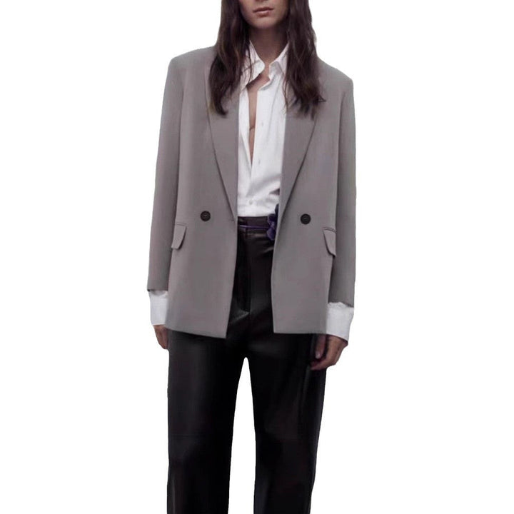 Damen Modischer und eleganter Oversized Blazer Echoarchiv
