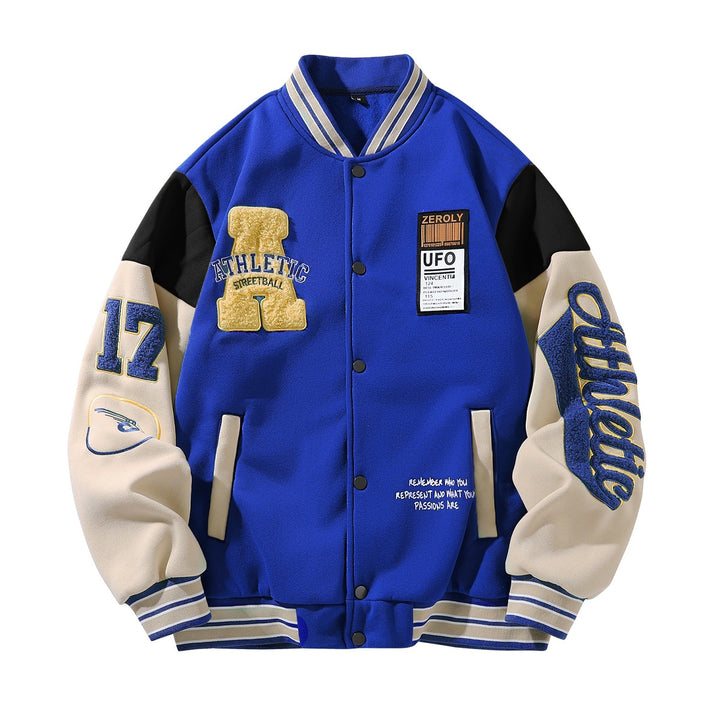 Herren Elegante College-Jacke Echo Archiv