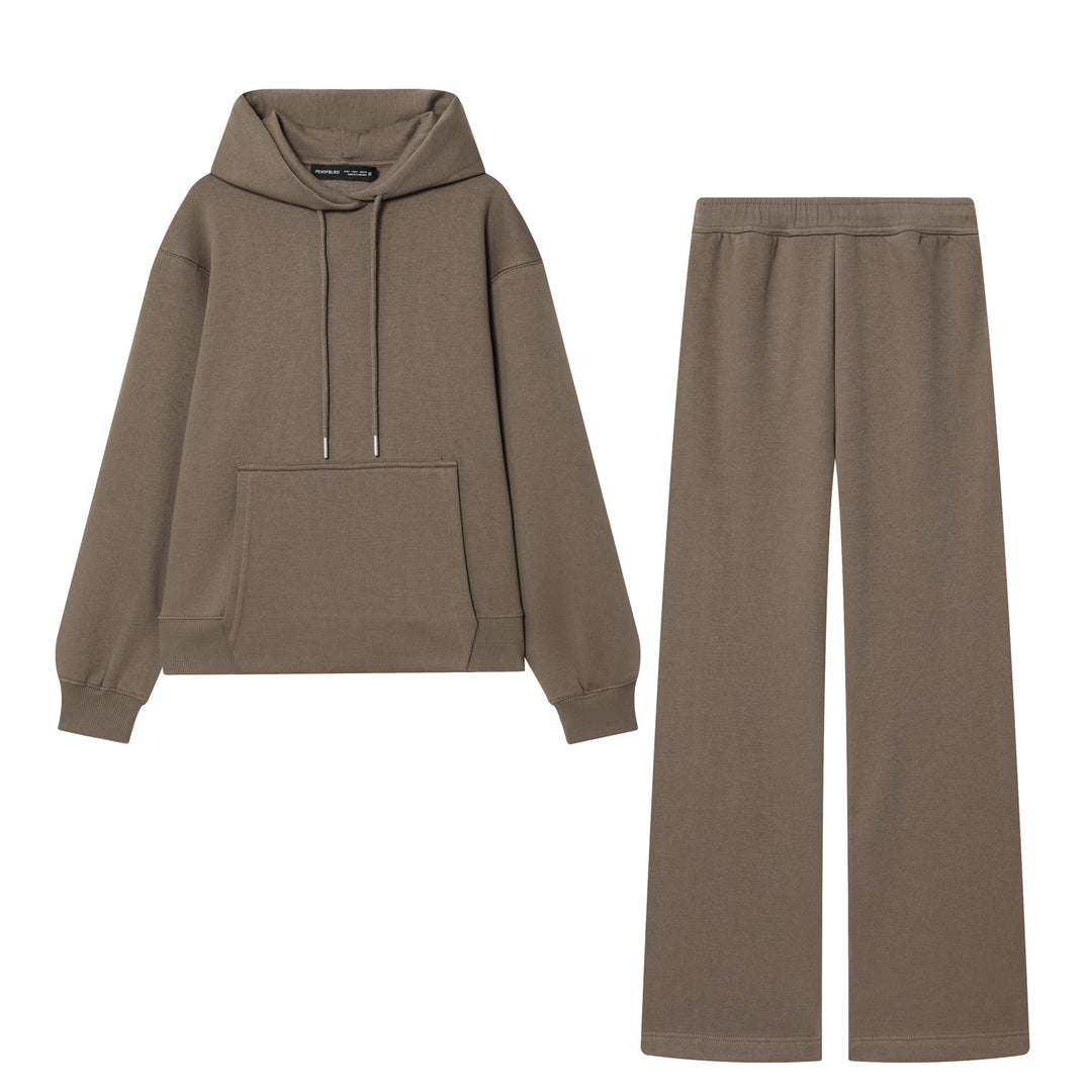 Damen nan Lounge‑Set mit Oversize Hoodie und weitem Sweatpant‑Hose Echo Archiv