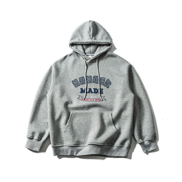 Unisex Kapuzenpullover im Oversize-College-Look mit Kängurutasche Echoarchiv