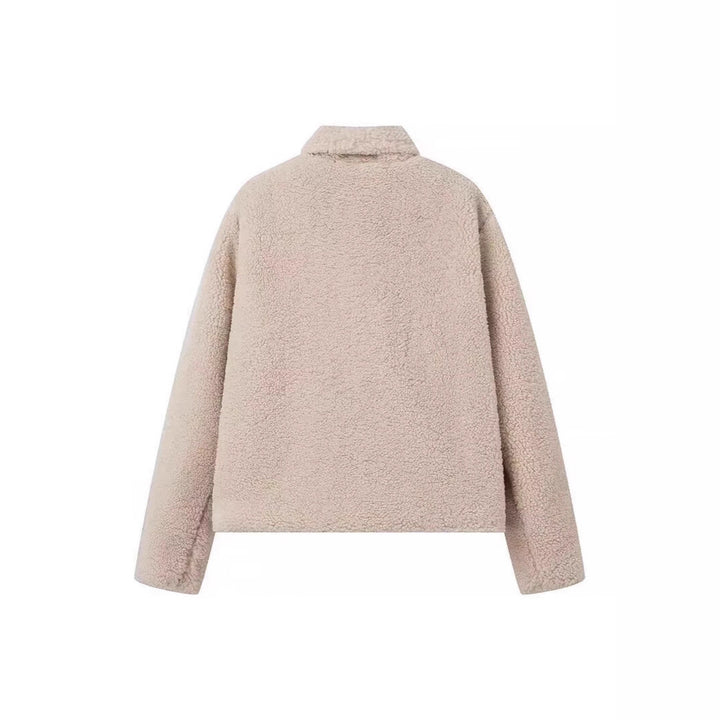 Damen Teddy-Mantel aus Faux-Shearling mit Oversize-Kragen Echo Archiv
