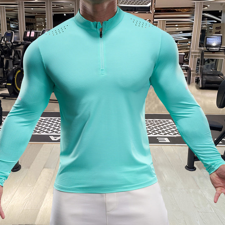 Herren Sportliches Langarm-Funktionsshirt Echoarchiv