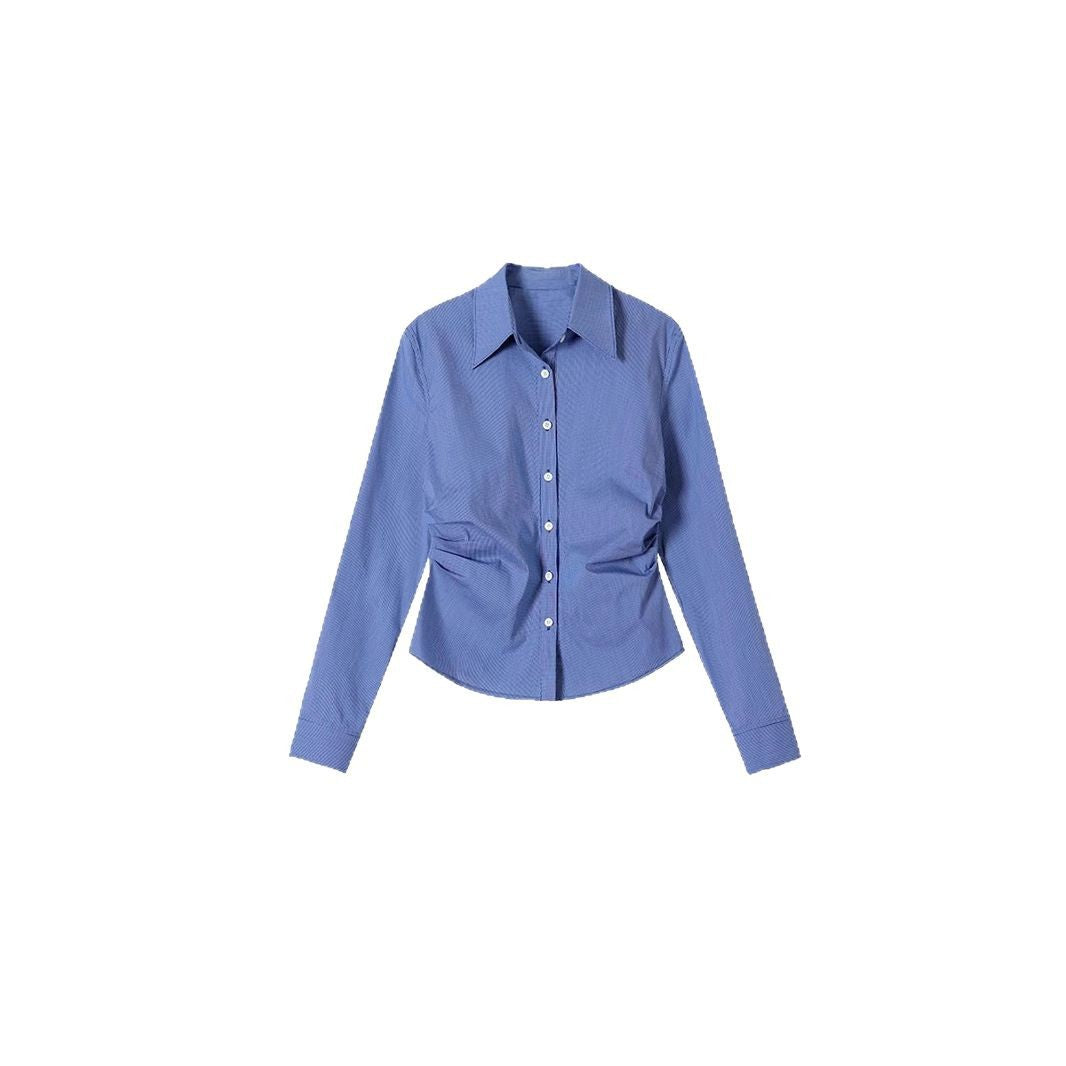 Damen Klassische Hemdbluse mit feinem Streifenmuster Echoarchiv