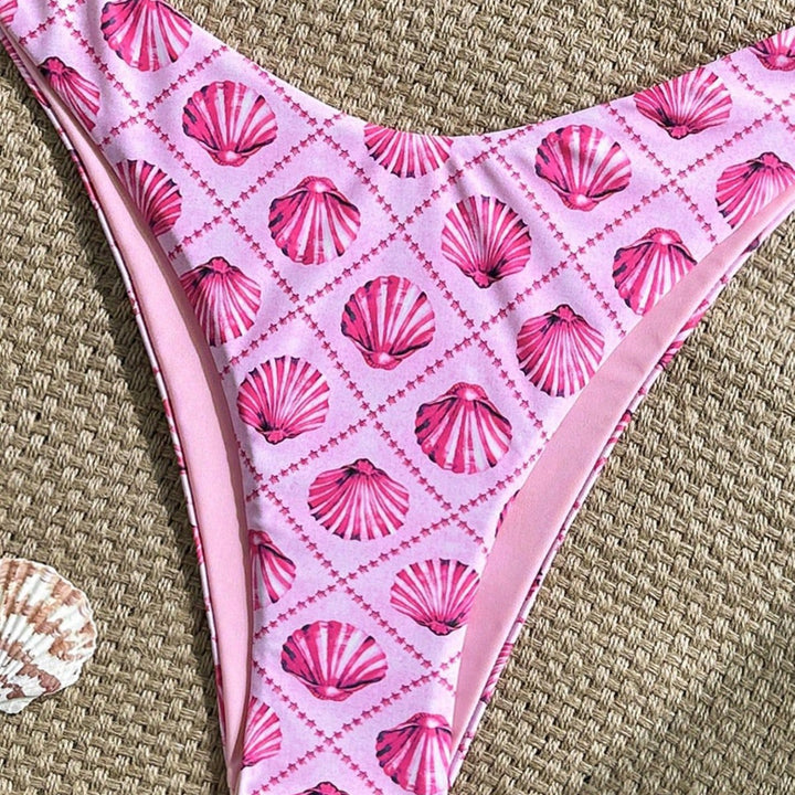Damen Triangel-Bikini mit Muschelmotiv Echo Archiv