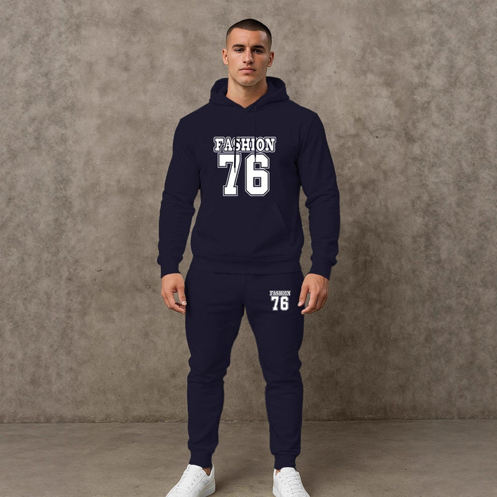 Herren Freizeit Hoodie und Jogginghose Set Echoarchiv