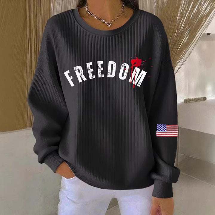 Damen Bequemer Oversized Sweater Echoarchiv