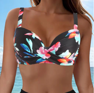 Damen Elegantes Bikinioberteil mit Wickeldesign Echo Archiv