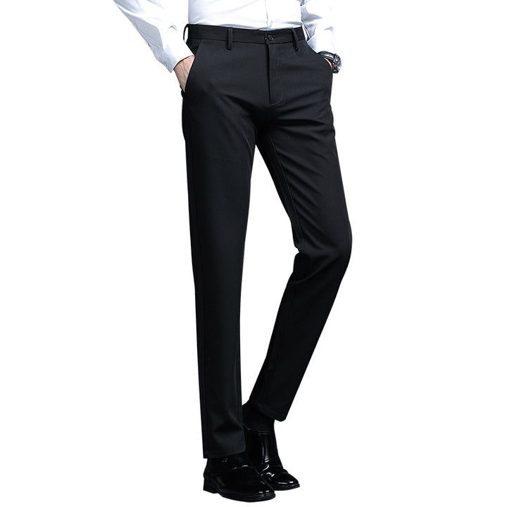 Herren Formelle Slim-Fit Anzughose mit Stretchbund und Bügelfalte Echo Archiv