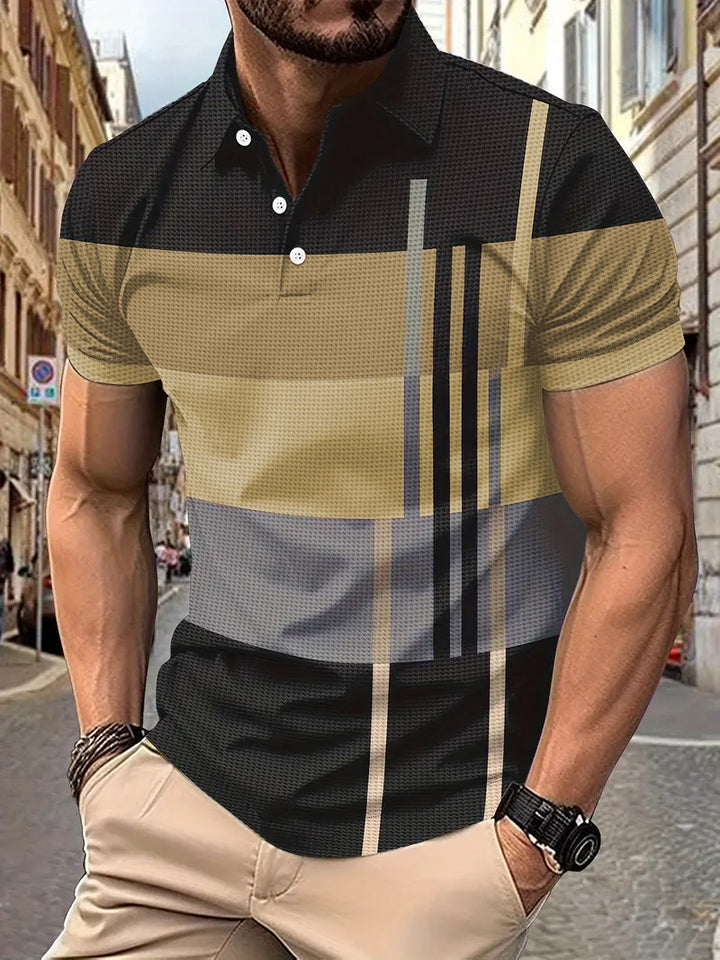 Herren Sportliches Piqué-Poloshirt Echoarchiv