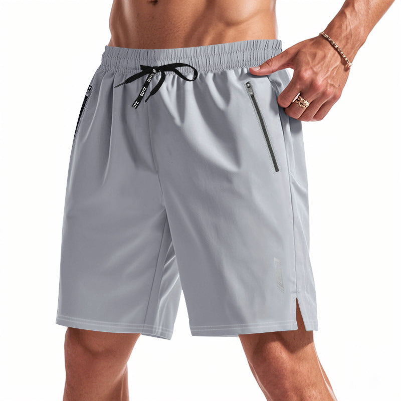 Herren Sport Shorts mit elastischem Bund und praktischen Zipper-Taschen Echoarchiv
