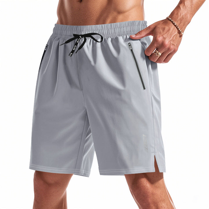 Herren Sport Shorts mit elastischem Bund und praktischen Zipper-Taschen Echoarchiv