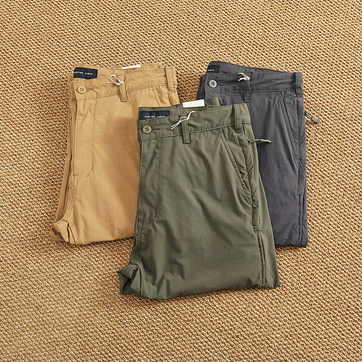 Herren Chino-Hose mit elastischem Bund und praktischen Eingrifftaschen Echoarchiv