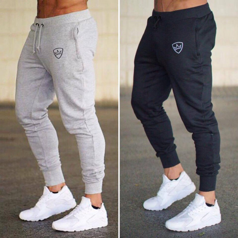 Herren Sweatpants mit schmalem Schnitt und elastischem Bund Echoarchiv