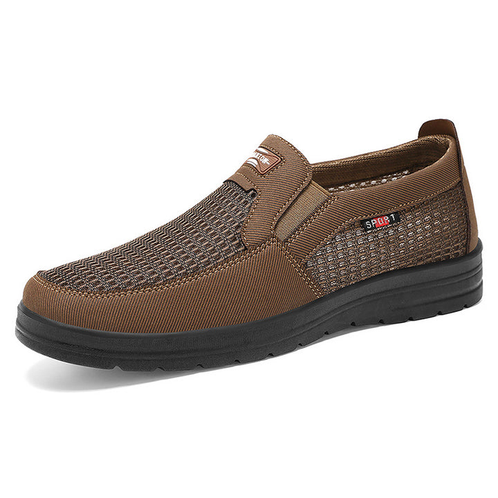 Herren nan atmungsaktiver Slip-On Freizeitschuh mit gestricktem Obermaterial, elastischem Einstieg und stoßdämpfender EVA-Sohle Echo Archiv
