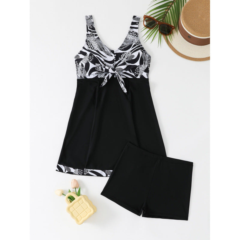 Damen Sportliches Strandkleid mit integrierten Shorts Echo Archiv
