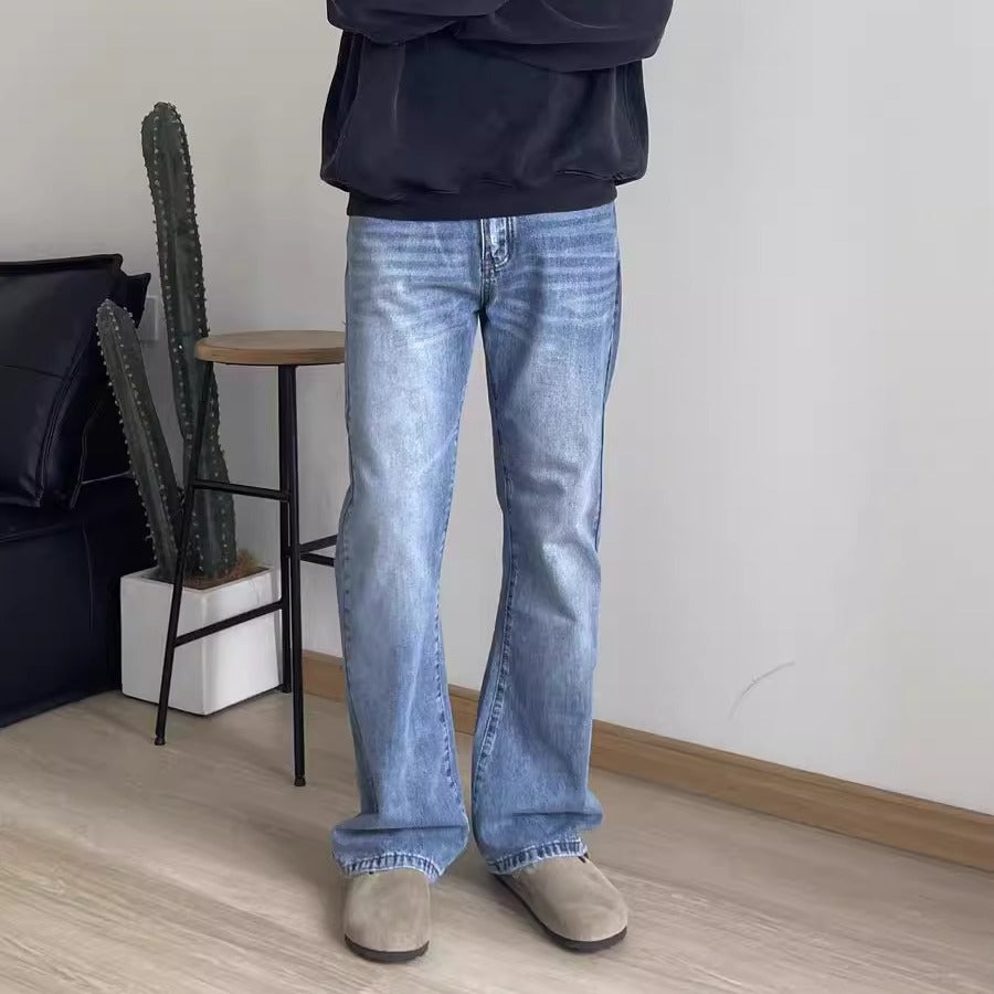 Herren Modische Flared Jeans Echoarchiv