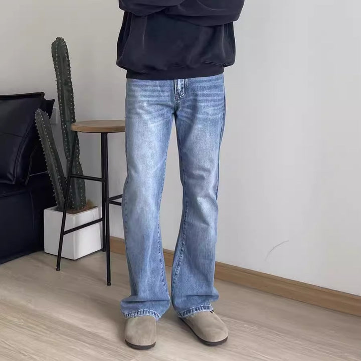 Herren Modische Flared Jeans Echoarchiv