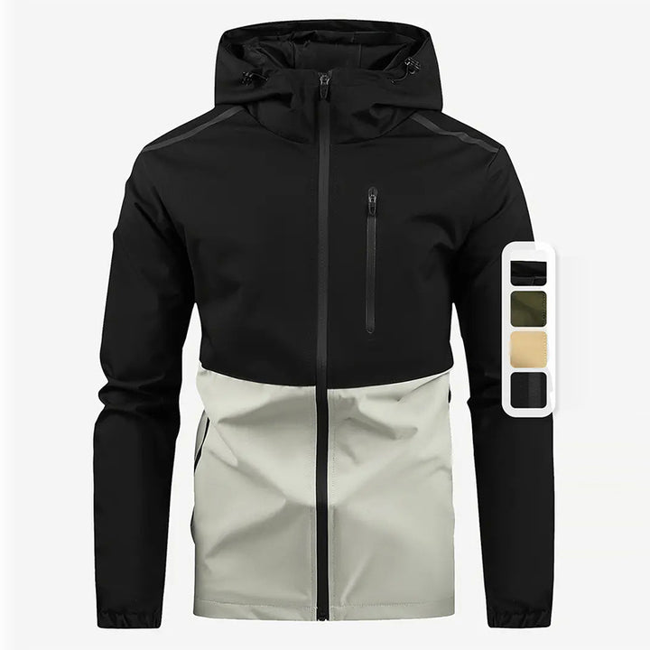 Herren multifunktionale Übergangsjacke mit versteckter Kapuze Echoarchiv