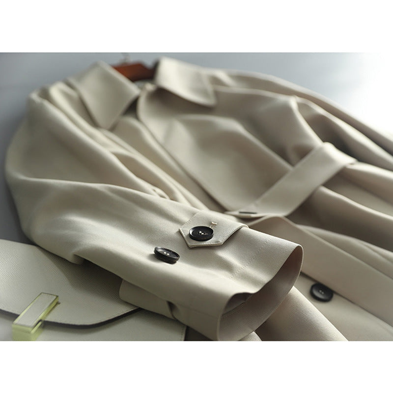 Damen Elegant geschnittener Trenchcoat Echoarchiv