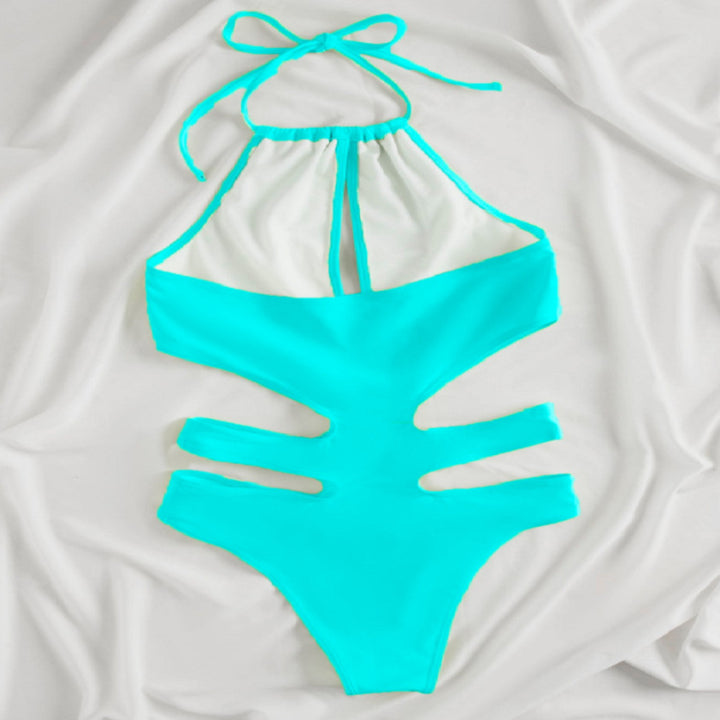 Damen Stilvolles Cut-Out Badeanzug Echo Archiv