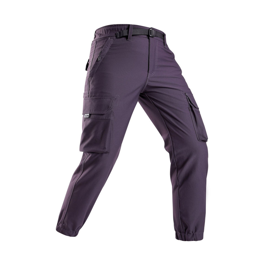 Herren Leichte Outdoor‑Cargohose im Joggerstil mit integriertem Webgurt und elastischen Knöcheln Echo Archiv