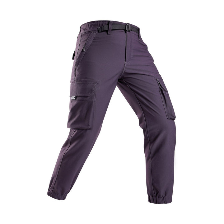 Herren Leichte Outdoor‑Cargohose im Joggerstil mit integriertem Webgurt und elastischen Knöcheln Echo Archiv