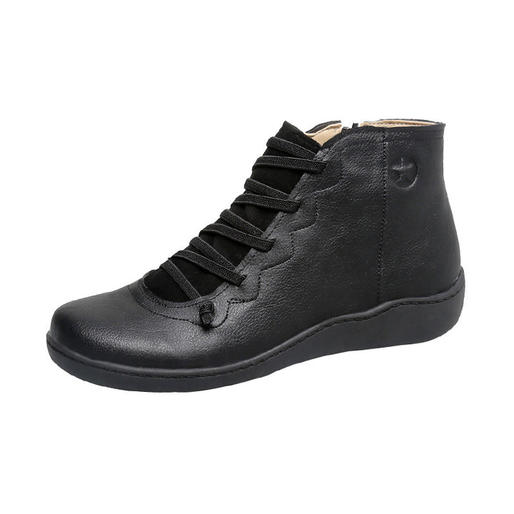 Damen komfortabler Schnür-Bootie mit ergonomischem Fußbett, weichem Schaft und flexibler Profilsohle Echo Archiv