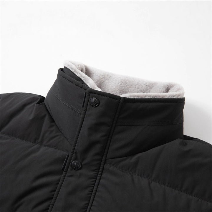 Herren Kurzsteppjacke mit Teddykragen und winddichter Thermoisolierung Echo Archiv