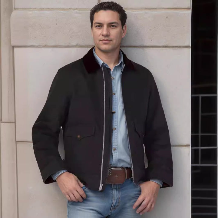Herren lässige Utility-Jacke mit praktischen Taschen und robustem Design Echoarchiv