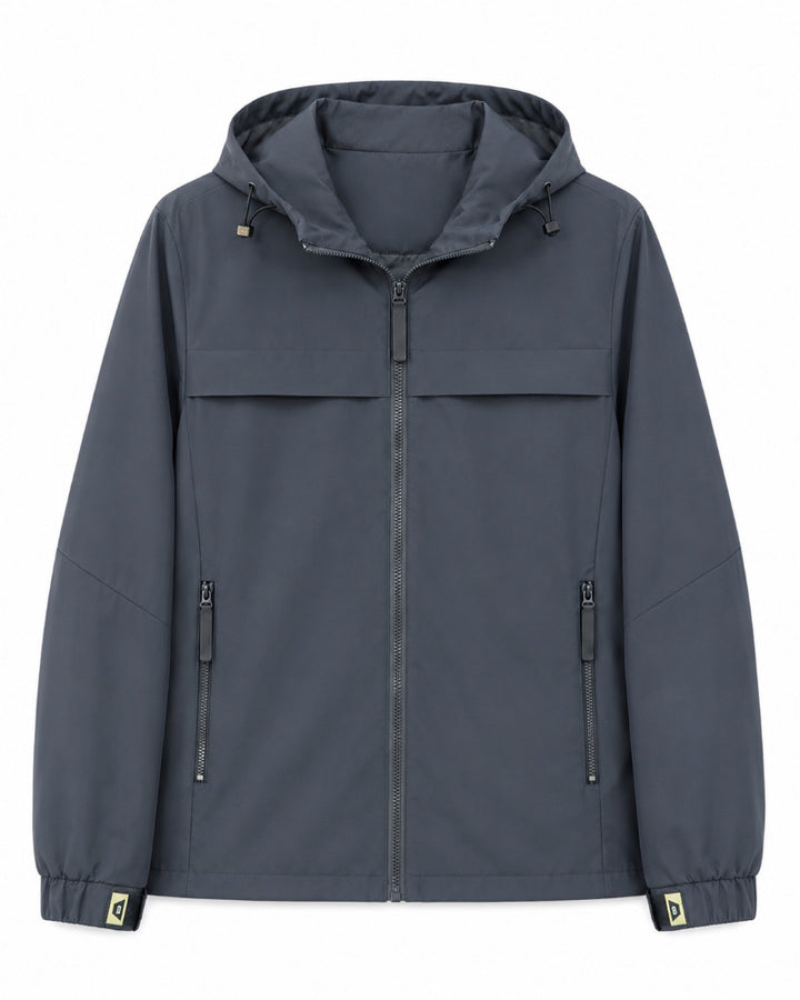 Herren Leichte Übergangsjacke mit verstellbarer Kapuze Echo Archiv