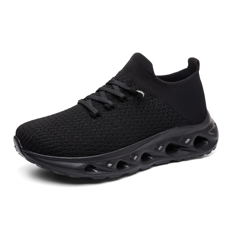 Unisex Atmungsaktive Strick-Sneaker mit sockenähnlichem Schaft und dämpfender Hohlsohle Echoarchiv