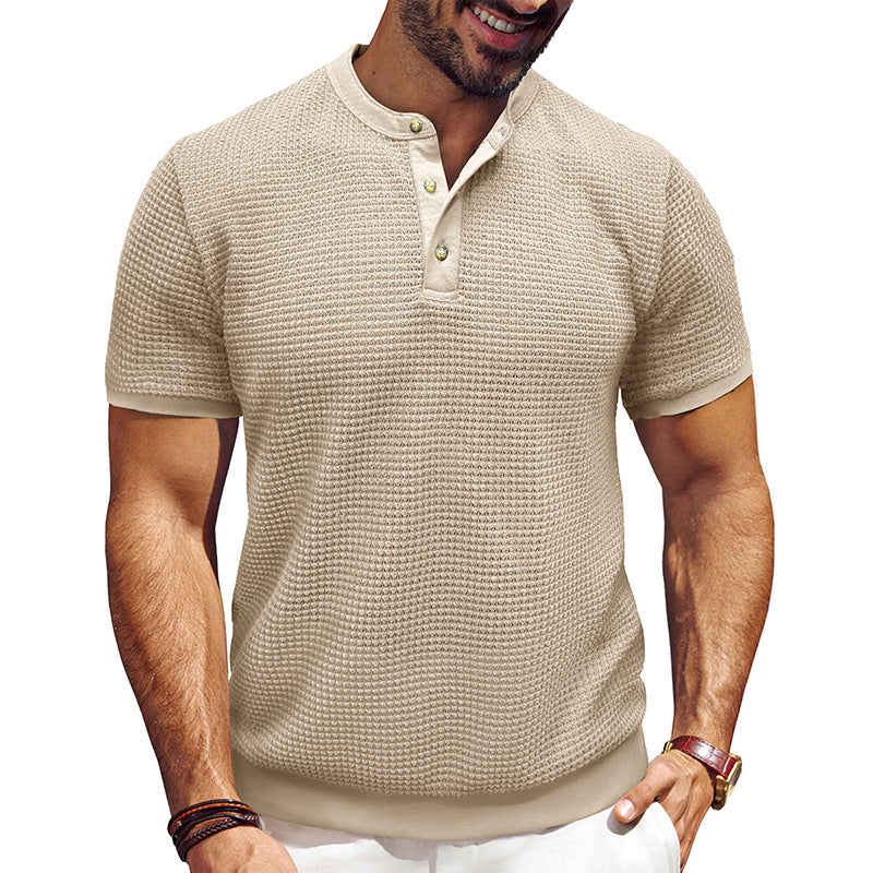 Herren Kurzarm-Shirt mit Knopfleiste Echoarchiv