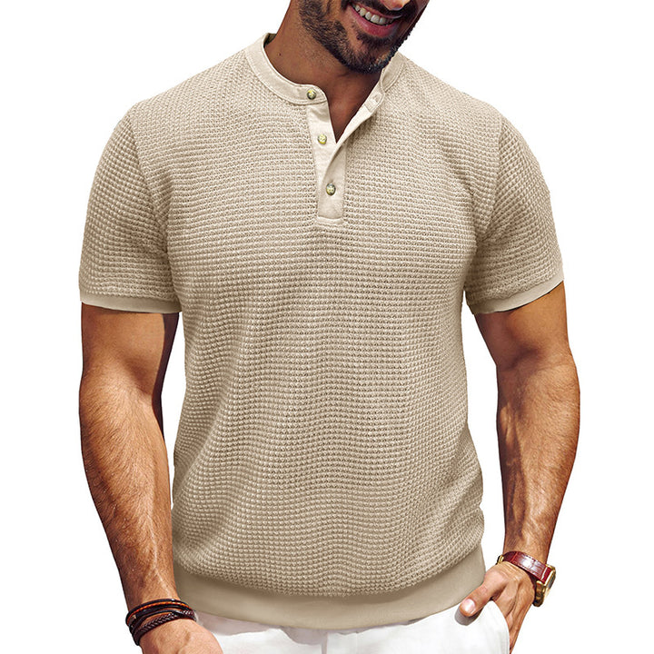 Herren Kurzarm-Shirt mit Knopfleiste Echoarchiv