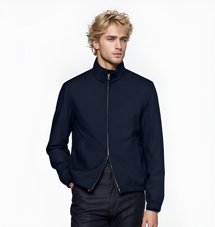 Herren leichte Übergangsjacke mit hohem Kragen Echoarchiv