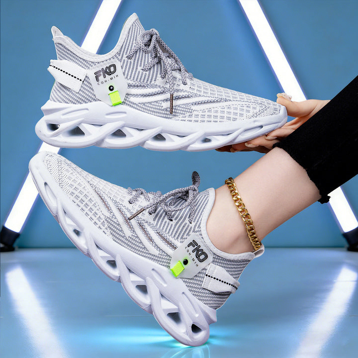Herren nan leichter Strick-Sneaker mit nahtlosem Sockenschaft, atmungsaktivem Mesh-Obermaterial und innovativer hohlgeformter EVA-Dämpfung Echo Archiv