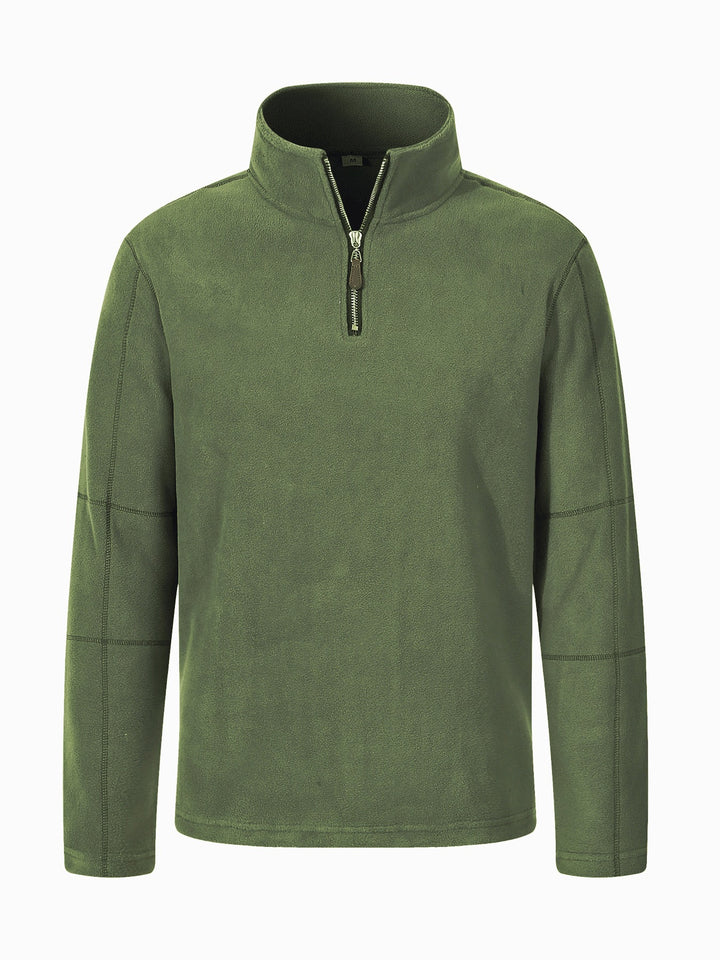 Herren Fleecejacke mit hohem Kragen und praktischem Reißverschluss Echoarchiv