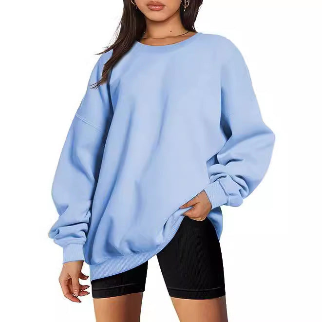 Damen nan Oversize-Sweater mit tiefem Schulterfall und gerippten Bündchen Echo Archiv