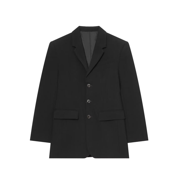Damen Langer Blazer mit Reverskragen, tailliertem Schnitt und drei Knöpfen Echo Archiv