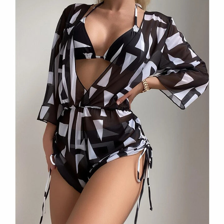 Damen Strand-Overall mit floralem Muster Echo Archiv