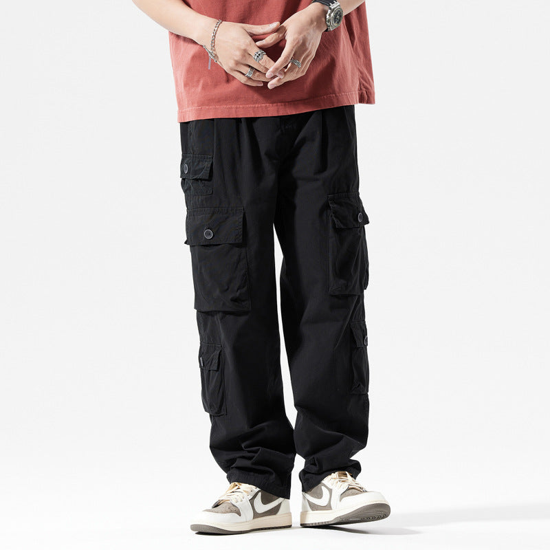 Herren Cargo-Hose mit mehreren Taschen und elastischem Bund Echoarchiv