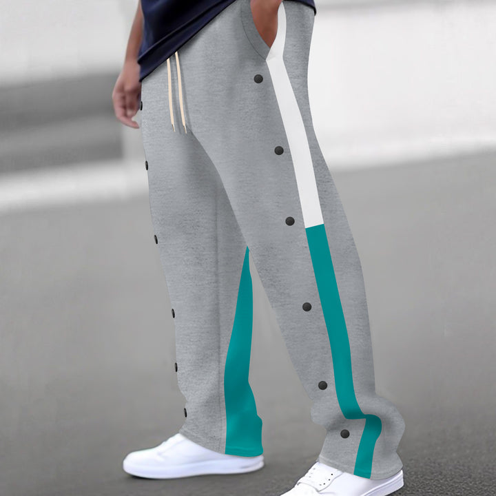 Herren Sporthose mit seitlichen Druckknöpfen Echoarchiv