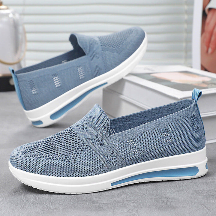 Damen Atmungsaktive Slip-On Sneakers mit flexiblem Obermaterial und komfortablem Fußbett Echo Archiv