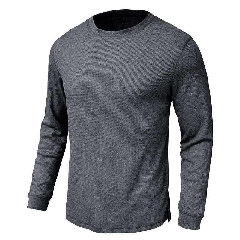 Herren Langarm T-Shirt mit strukturierter Oberfläche Echoarchiv